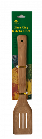 Spatule, teluri si pensule - RAKI Spatula din bambus perforata