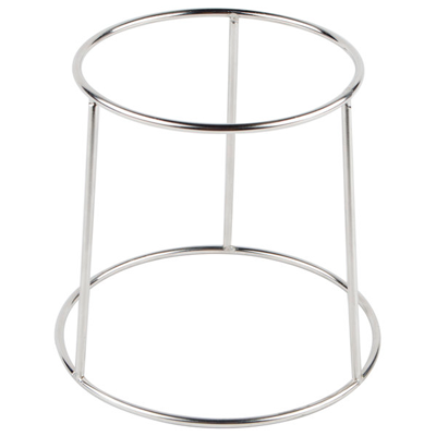Display-uri si suporturi - RAKI Stand inox pentru platouri expunere bufet, D18,7/D24xh19cm