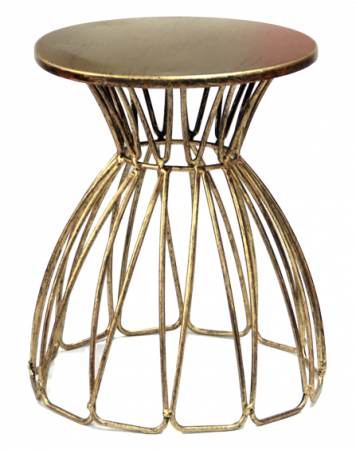 Display-uri si suporturi - RAKI Stand metalic pentru expunere bufet, D20xh18cm, Gold