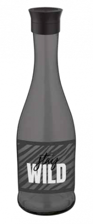RAKI STAY WILD Sticla cu capac 1l cu decor, din sticla, diferite culori [2]