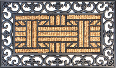 Covorase intrare - RAKI Stergator intrare din cauciuc si fibra de nuca de cocos 72x42cm