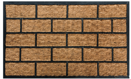 Covorase intrare - RAKI Stergator intrare din cauciuc si fibra nuca de cocos 75x45cm