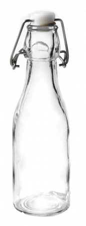 Depozitare, suporturi si accesorii - RAKI Sticla cu dop ermetic, 245ml, din sticla