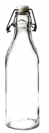 Depozitare, suporturi si accesorii - RAKI Sticla cu dop ermetic, 520ml, din sticla