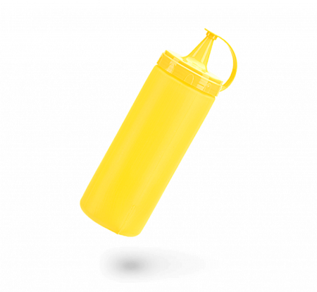 Produse - RAKI Sticla dispenser mustar 400ml