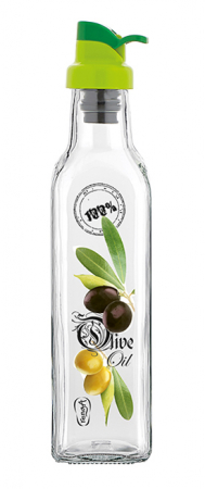Servirea mesei - RAKI Sticla pentru ulei de masline Olive 250ml cu picurator
