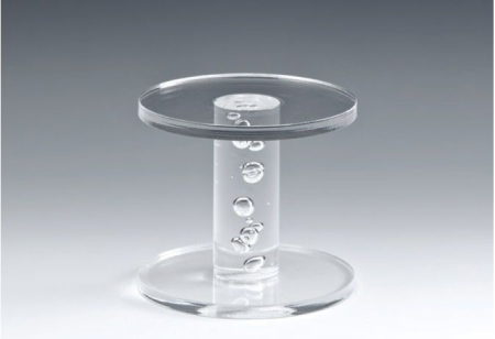 RAKI Suport acrilic pentru platouri D13xh12cm, transparent [1]
