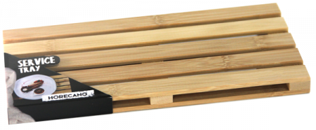 Platouri lemn - RAKI Suport bambus tip palet 24x16x2cm