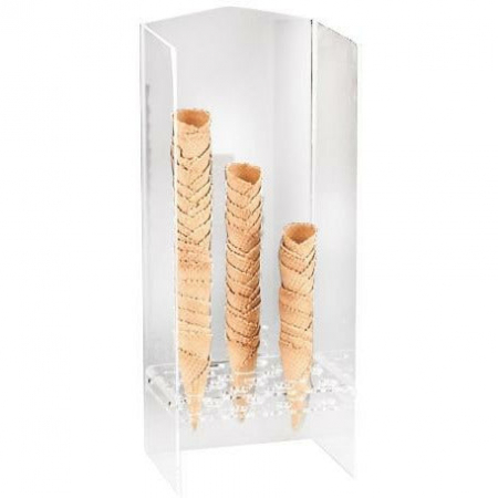 Display-uri si suporturi - RAKI Suport cornete inghetata, 24x20xh58cm, acrilic