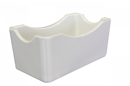Display-uri si suporturi - RAKI Suport dreptunghiular melamina pliculete zahar, 12x6,5xh5cm, alb