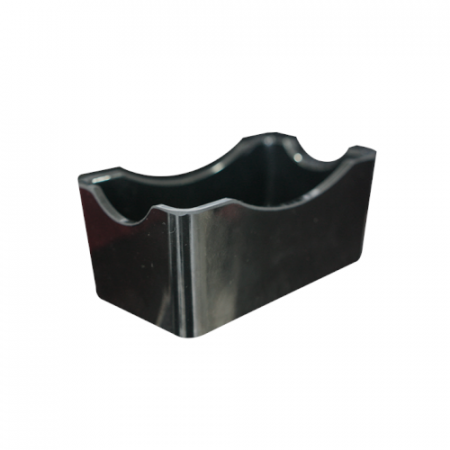 Display-uri si suporturi - RAKI Suport dreptunghiular melamina pliculete zahar, 12x6,5xh5cm, negru
