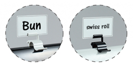 RAKI Suport melamina cu clips pentru comenzi restaurant, 9cm [1]