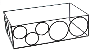 Display-uri si suporturi - RAKI Suport metalic antiderapant bufet, 51,8x31,3xh15,8cm, pentru tavi GN 1/1 si 2/4 sau boluri