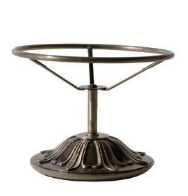 Display-uri si suporturi - RAKI Suport metalic pentru boluri si platouri bufet, D21,2xh15cm