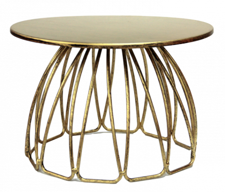 Display-uri si suporturi - RAKI Suport metalic pentru expunere bufet, D20x25cm, Gold