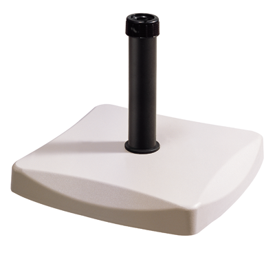 Umbrele - RAKI Suport patrat umbrela soare 25kg culoare alba (CTH25-W)