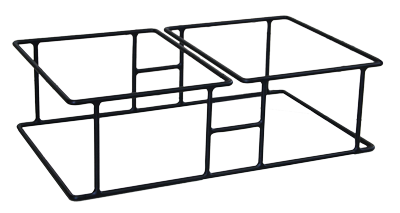Display-uri si suporturi - RAKI Suport pentru tavi gastronorm, 52,2x31,3xh15,3cm, metal, negru