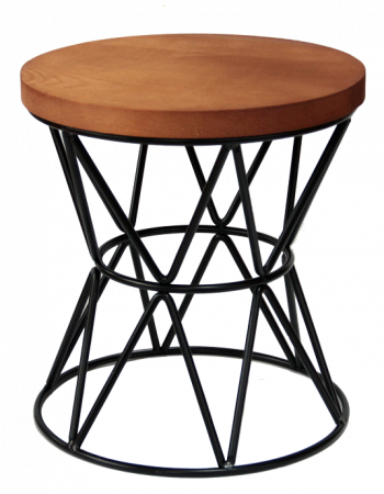 Display-uri si suporturi - RAKI Suport prezentare bufet, metal/lemn, D24xh25cm
