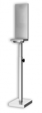 Organizare si curatenie - RAKI Suport reglabil pe inaltime pentru dispenser dezinfectant 20x18xH120-145cm din inox