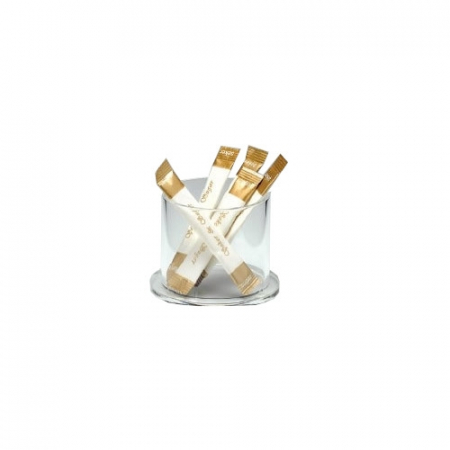 Display-uri si suporturi - RAKI Suport rotund acrilic pentru pliculete zahar, 8,5xh7cm