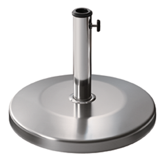 Umbrele - RAKI Suport rotund umbrela soare 25kg cromata (SSTH25-R)