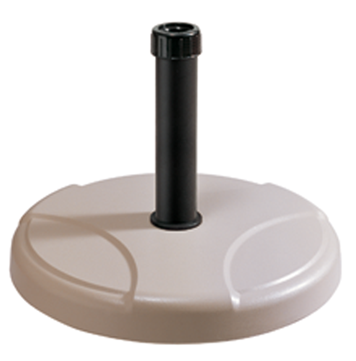 Umbrele - RAKI Suport rotund umbrela soare 25kg culoare alba (RTH25-W)