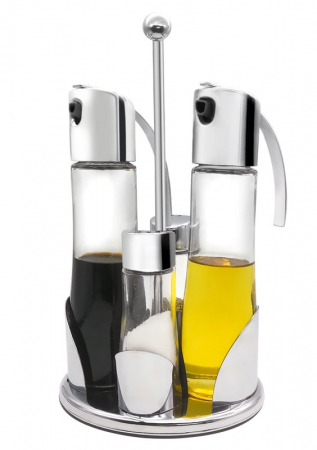 Servirea mesei - RAKI SYDNEY Oliviera 5 piese sticle ulei/otet 2x170ml, solnita si pipernita 2x40ml