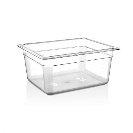 Tavi GN policarbonat - RAKI Tava gastronorm policarbonat 1/2-150, 325x265x150mm, 8,9lt, transparenta