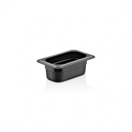 Tavi Gastronorm - RAKI Tava gastronorm policarbonat 1/4-100, 265x162x100mm, 2,5lt, neagra