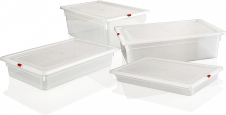 RAKI Tava gastronorm polipropilena 1/1-100, 530x325x100mm, 13lt, alba [1]