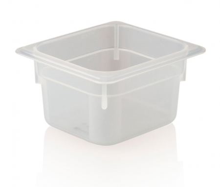 Produse - RAKI Tava gastronorm polipropilena 1/6-100, 176x162x100mm 1,5lt, alba