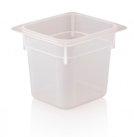 Produse - RAKI Tava gastronorm polipropilena 1/6-150, 176x162x150mm, 2,2lt, alba