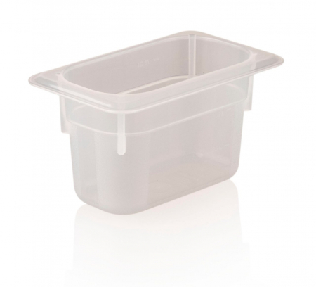 Produse - RAKI Tava gastronorm polipropilena 1/9-100, 176x108x100mm, 850ml, alba 