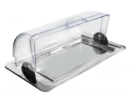 Produse - RAKI Tava inox cu capac rolltop policarbonat