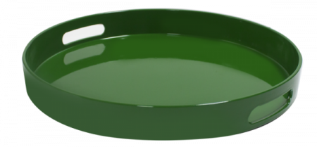Tavi servire - RAKI Tava ospatar servire rotunda, D33xh4cm, plastic, verde