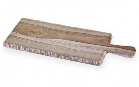 Platouri si boluri melamina - RAKI Tava, platou servire, 50x19,5cm, din melamina cu maner, imitatie lemn