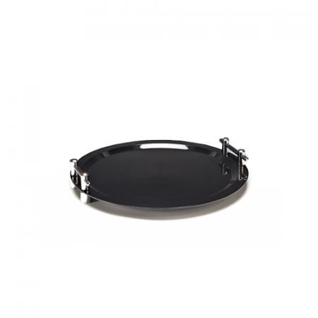 Platouri si boluri policarbonat - RAKI Tava rotunda D50cm, policarbonat, neagra