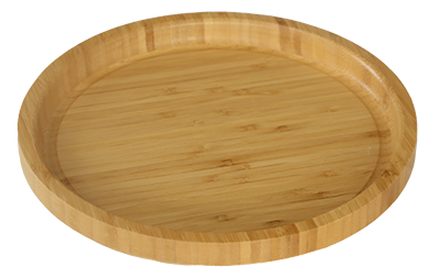 Tavi servire - RAKI Tava rotunda din bambus 25xh2,5cm pentru servire
