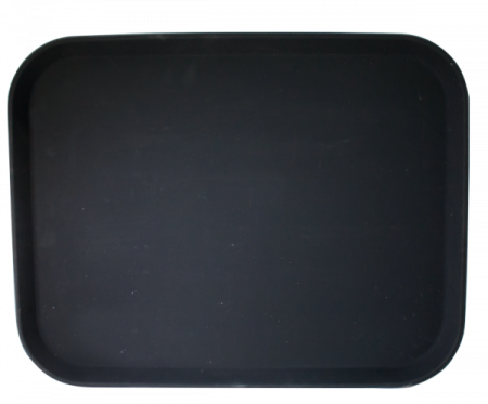 Tavi servire - RAKI Tava servire ospatar dreptunghiulara, 40,6x30,5cm, suprafata cauciucata anti-alunecare, neagra