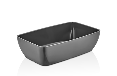 Tavi GN melamina - RAKI Tava universala melamina GN 1/4 265x162x75mm dreptunghiulara, gri (42014 G)