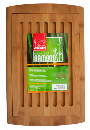 Tocatoare - RAKI Tocator bambus pentru paine 42x27x1,9cm