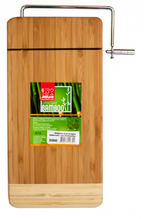 Tocatoare - RAKI Tocator bucatarie bambus branzeturi cu cutit integrat 30,5x15,3x1,9cm