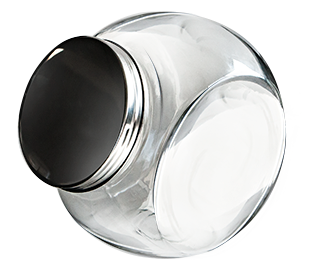 Depozitare, suporturi si accesorii - RAKI TOP Borcan sticla cu capac metalic filetat, 4,5l, cu 2 baze