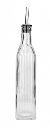 Produse - RAKI TOP Sticla ulei/otet cu picurator, 500ml, din sticla, patrata