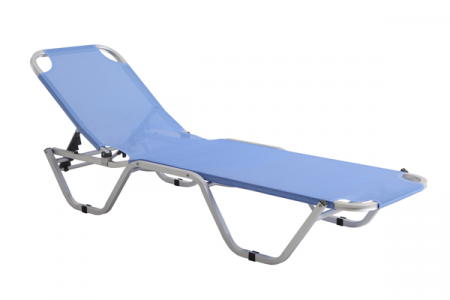 Produse - RAKI TUJA Sezlong 5 pozitii albastru 195x61x29cm, cadru aluminiu