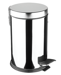 Cosuri de gunoi - RAKI TULUN Cos gunoi cu pedala 12lt, 25xh35cm, inox