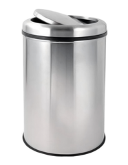 Cosuri de gunoi - RAKI TULUN Cos gunoi inox cu capac batant 16lt, 25xh38,5cm, inox