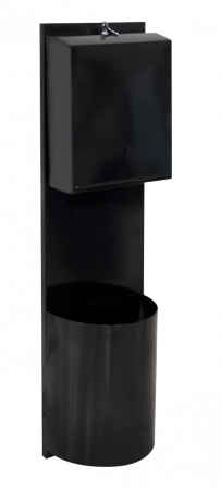 Cosuri de gunoi - RAKI TULUN Dispenser hartie cu cos de gunoi oval 10x26xh105cm