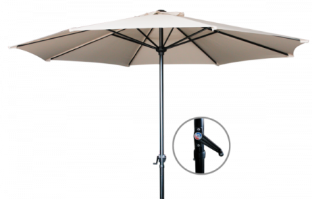 Umbrele - RAKI Umbrela soare cu mecanism rabatare 270cm bej (8230-B 108026)