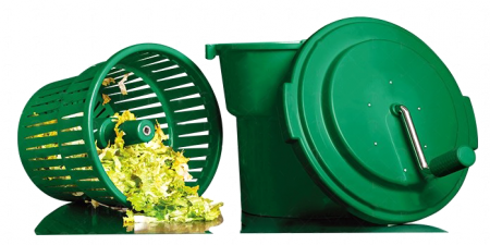 RAKI Uscator salata profesional, 19lt, D46xh56cm, cos interior detasabil, plastic verde [2]